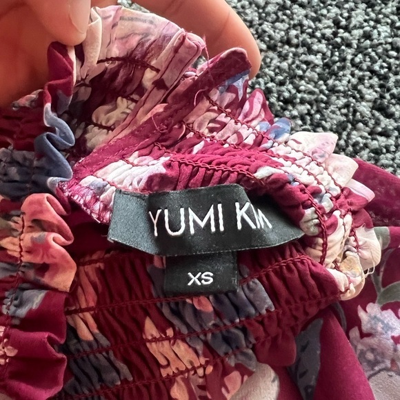 Yumi Kim Revolve Amazing Grace Burgundy Class Act Mini Dress - Picture 3 of 4